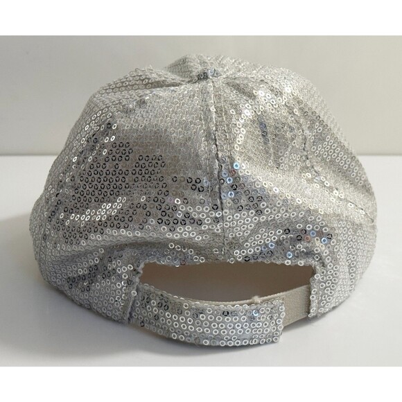 Blazin Roxx Women's Sequin Logo Baseball Cap Silver - Picture 3 of 6